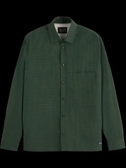 Relaxed fit yarn-dyed micro-check shirt-Scotch & Soda Fashion