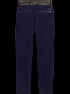 RELAXED SLIM-FIT VELVET DRESSED PANTS-Scotch & Soda Fashion