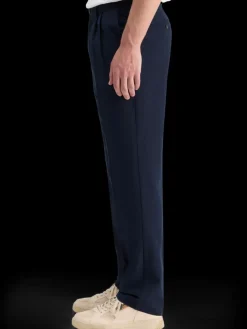 RELAXED STRAIGHT FIT PLEATED WOOL BLEND CHINO-Scotch & Soda Sale