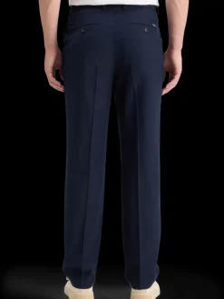 RELAXED STRAIGHT FIT PLEATED WOOL BLEND CHINO-Scotch & Soda Sale