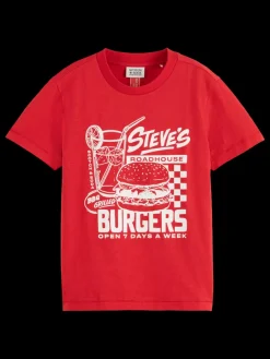 RELAXED-FIT ARTWORK T-SHIRT-Scotch & Soda Online