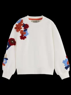 RELAXED-FIT EMBROIDERED CREWNECK-Scotch & Soda Clearance