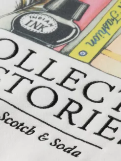 RELAXED-FIT ZIP-THROUGH HOODIE WITH ARTWORKS-Scotch & Soda Outlet