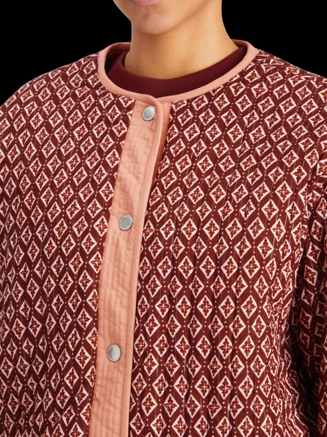 Reversible blockprint liner jacket-Scotch & Soda Outlet