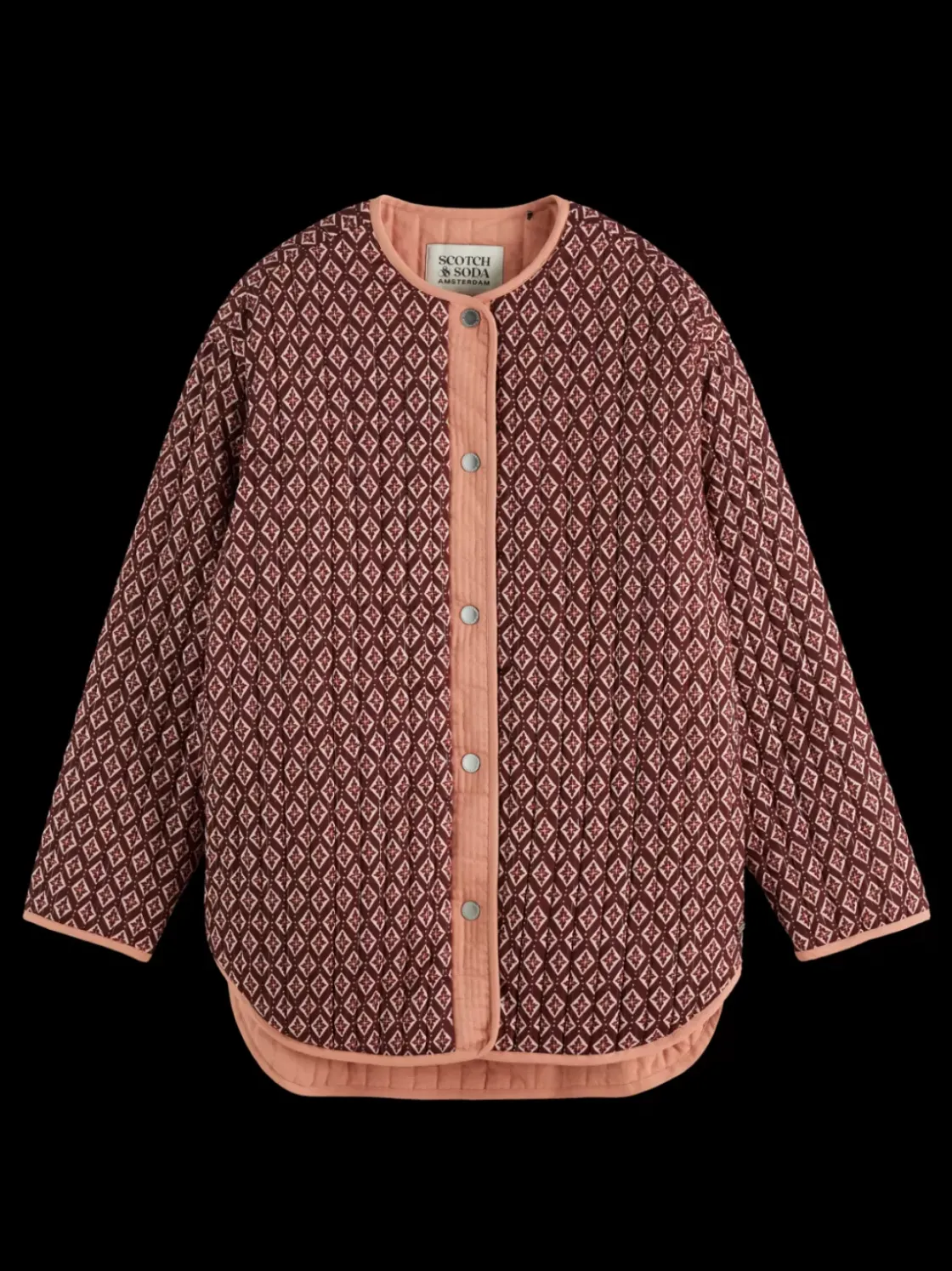 Reversible blockprint liner jacket-Scotch & Soda Outlet