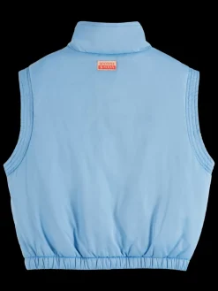 REVERSIBLE CROPPED BODYWARMER-Scotch & Soda Outlet