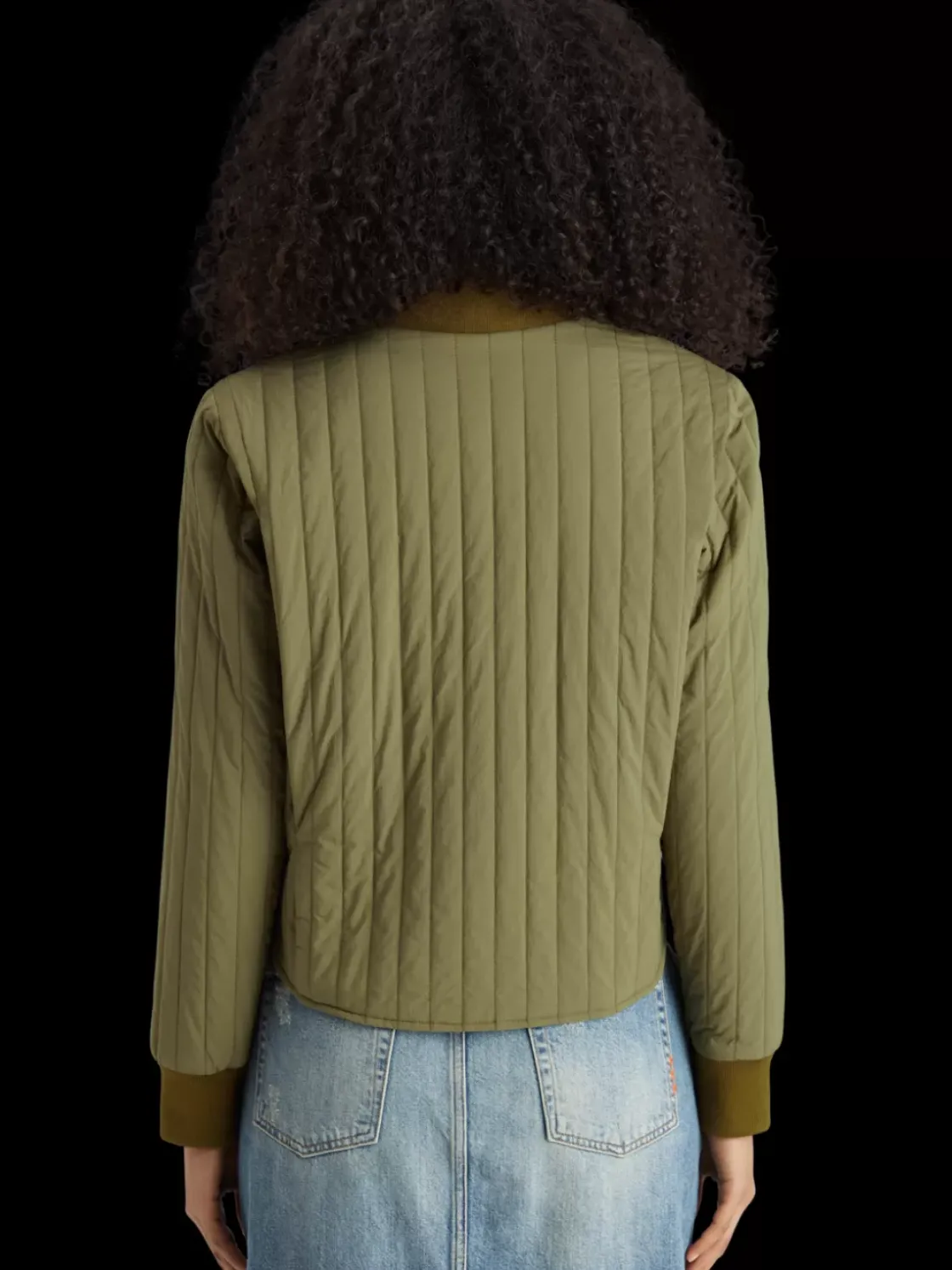 Reversible vertical quilt bomber-Scotch & Soda Best