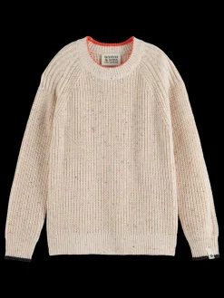 RIB KIT PULLOVER IN NEPS QUALITY-Scotch & Soda Hot
