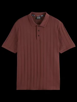 RIB KNITTED POLO-Scotch & Soda Outlet