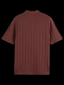 RIB KNITTED POLO-Scotch & Soda Outlet