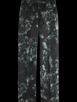 Ripple floral jacquard straight leg pant-Scotch & Soda Online