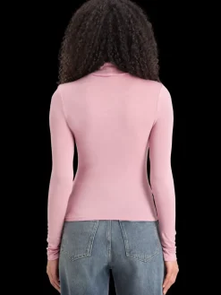 ROLL UP NECK LONG SLEEVE T-SHIRT-Scotch & Soda Hot