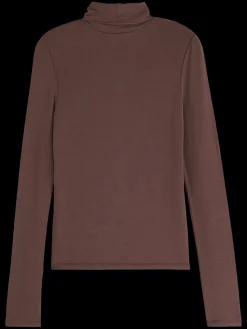 ROLL UP NECK LONG SLEEVE T-SHIRT-Scotch & Soda Hot