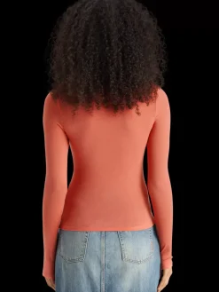 Roll up neck long sleeve t-shirt-Scotch & Soda Outlet