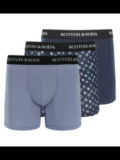 SCOTCH & SODA MEN'S UNDERWEAR SS24 - 3PK BOXER BRIEF (PRINT)-Scotch & Soda Discount