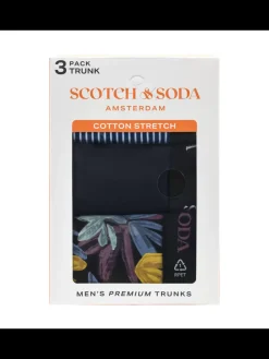 SCOTCH & SODA MEN'S UNDERWEAR SS24 - 3PK BOXER BRIEF (PRINT)-Scotch & Soda Discount