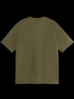 Seasonal core - 3 crosses loose fit pocket t-shirt-Scotch & Soda Best