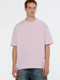 Seasonal core - 3 crosses loose fit pocket t-shirt-Scotch & Soda Best