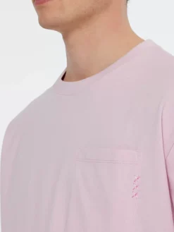 Seasonal core - 3 crosses loose fit pocket t-shirt-Scotch & Soda Best