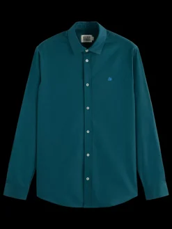 Seasonal core - Regular fit solid oxford shirt-Scotch & Soda Hot