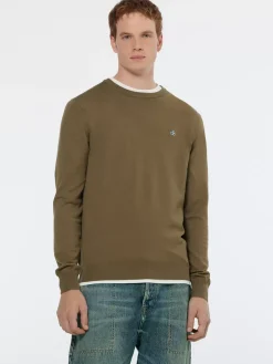 Seasonal core - viscose regular fit crewneck-Scotch & Soda Online