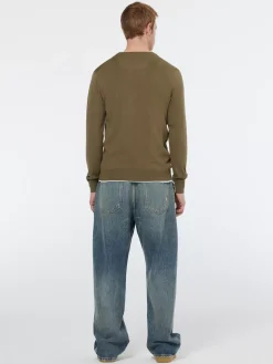 Seasonal core - viscose regular fit crewneck-Scotch & Soda Online