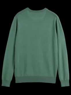 Seasonal core - viscose regular fit crewneck-Scotch & Soda Online