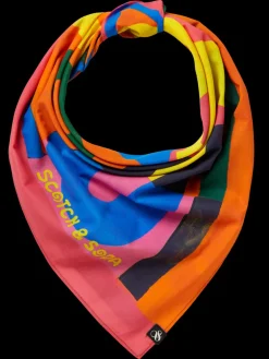 Seasonal printed cotton bandana-Scotch & Soda Discount