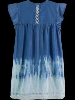 Short sleeve dress - washed indigo-Scotch & Soda Discount