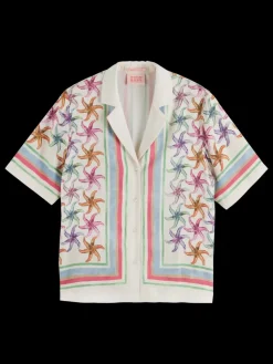 SHORT SLEEVE SHIRT WITH BANDANA PRINT-Scotch & Soda Best