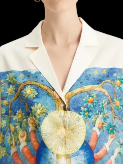 SHORT SLEEVED SHIRT EMBASSY OF THE FREE MIND PRINT-Scotch & Soda Hot