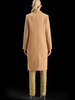 SINGLE BREASTED HERRINGBONE WOOL BLEND TAILORED COAT-Scotch & Soda Online