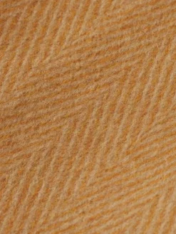 SINGLE BREASTED HERRINGBONE WOOL BLEND TAILORED COAT-Scotch & Soda Online