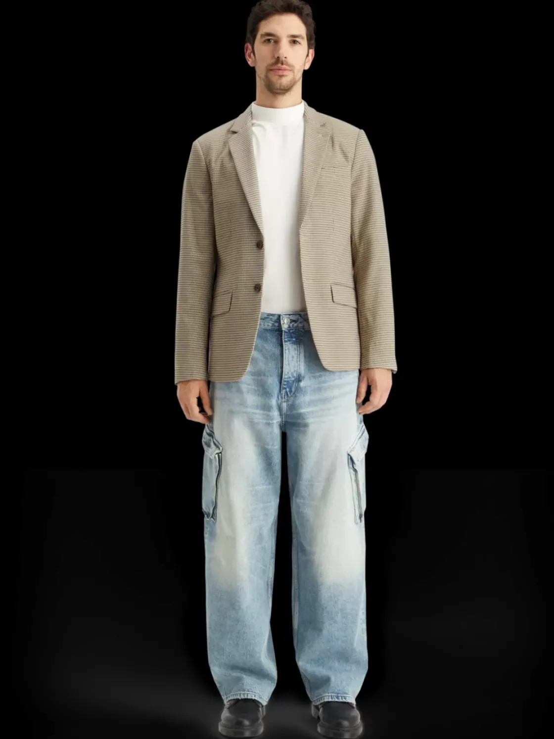 Single breasted yarn-dyed blazer-Scotch & Soda Sale