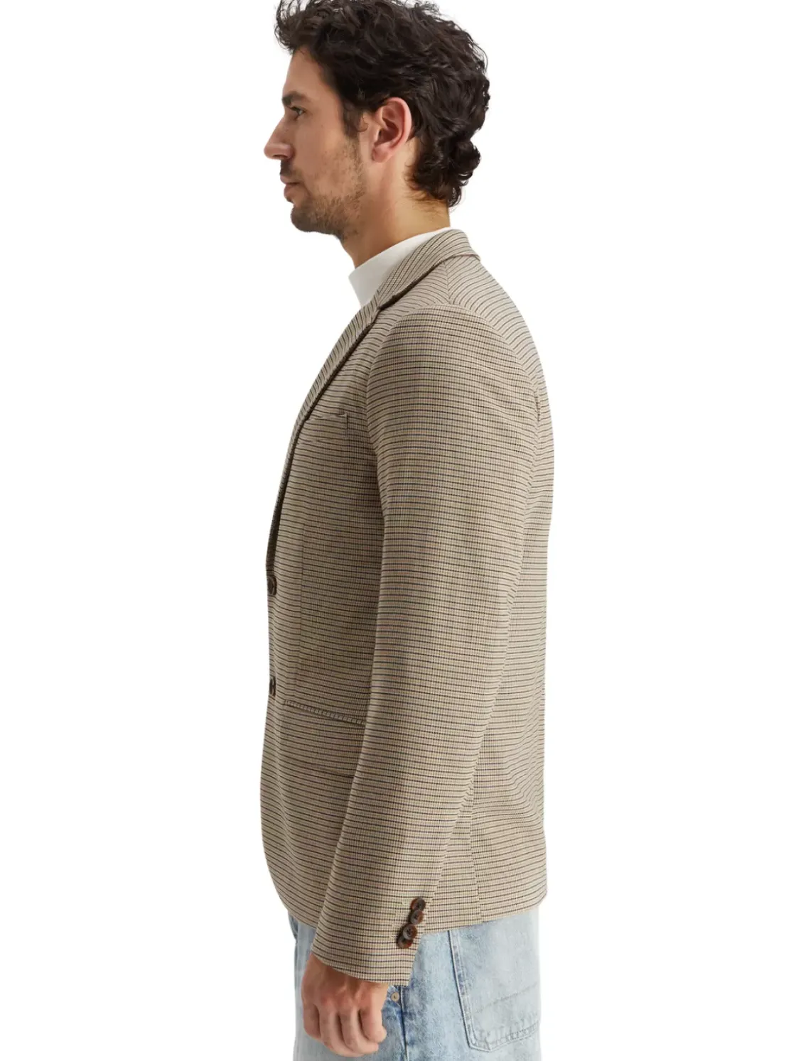 Single breasted yarn-dyed blazer-Scotch & Soda Sale