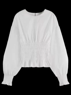 SMOCKED TOP-Scotch & Soda Clearance
