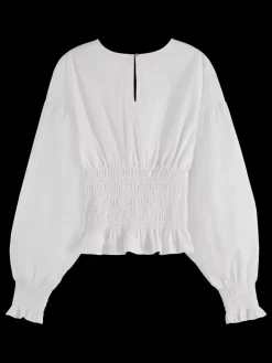 SMOCKED TOP-Scotch & Soda Clearance