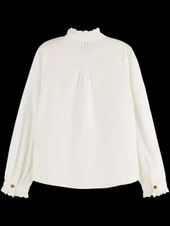 SOFT WHITE SHIRT-Scotch & Soda Sale