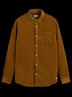SOLID CORDUROY SHIRT-Scotch & Soda Sale