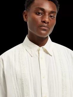 Solid cotton shirt-Scotch & Soda Hot