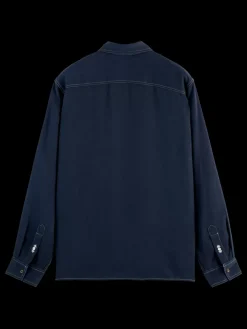 SOLID TENCEL SHIRT-Scotch & Soda Sale