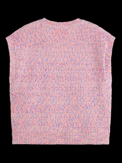 SPACE DYE V NECK KNITTED TANK-Scotch & Soda Discount