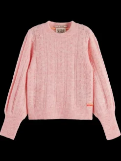 SPACE DYED LIGHTWEIGHT AJOUR KNIT-Scotch & Soda Clearance