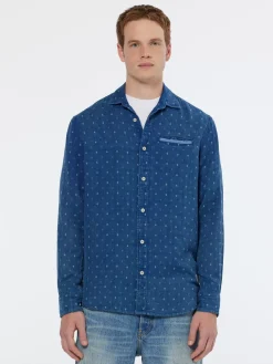 Special denim weave with wash effects shirt-Scotch & Soda Online