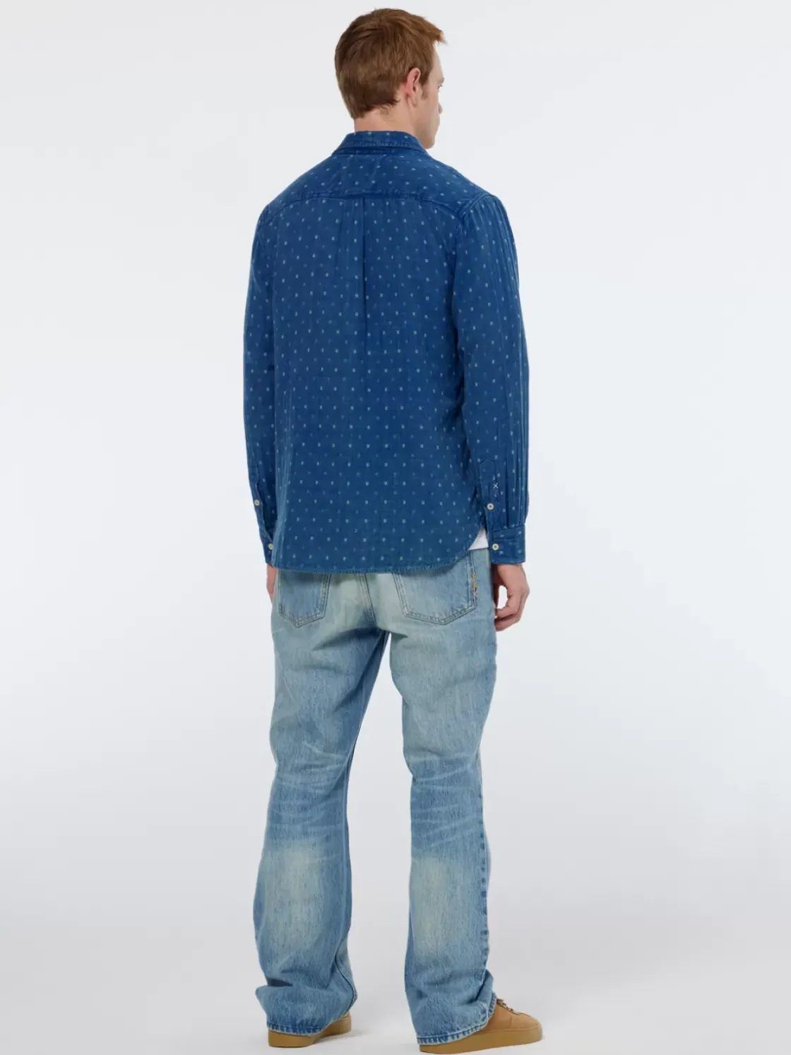 Special denim weave with wash effects shirt-Scotch & Soda Online
