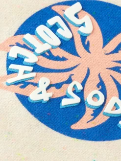 SPLIT HEM GRAPHIC SWEATSHIRT-Scotch & Soda Fashion