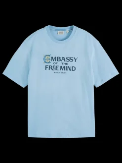 SPRAYED ARTWORK BOYFRIEND FIT T-SHIRT-Scotch & Soda New