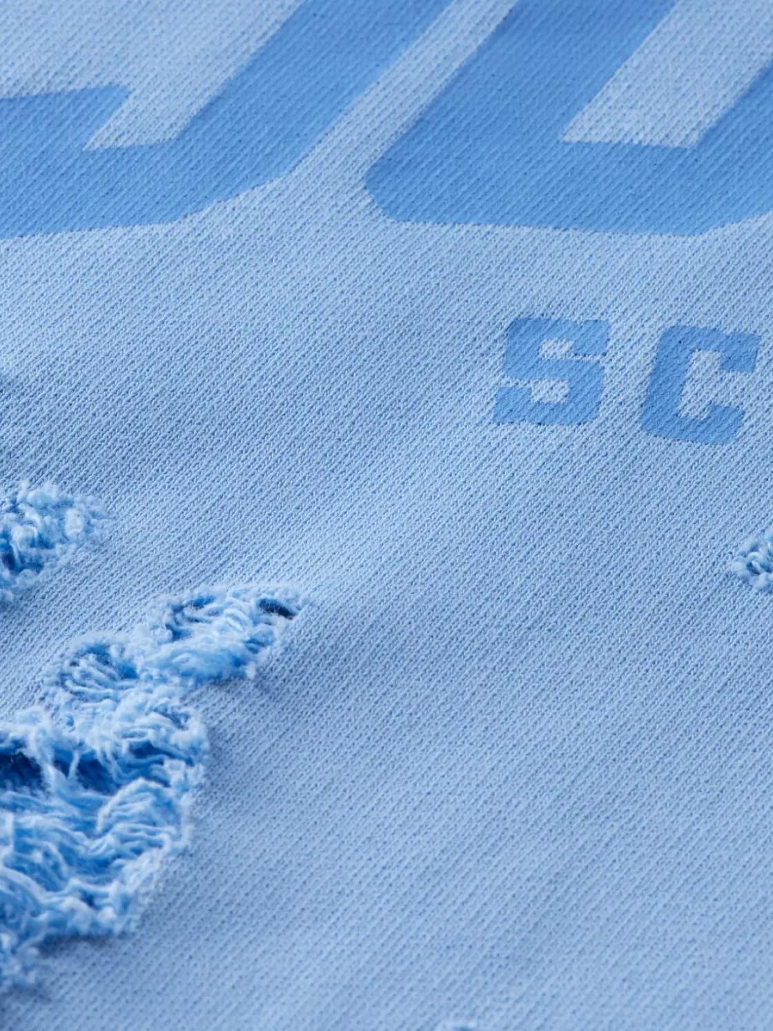 SPRAYED HOODIE WITH DESTROYED DETAILS-Scotch & Soda New