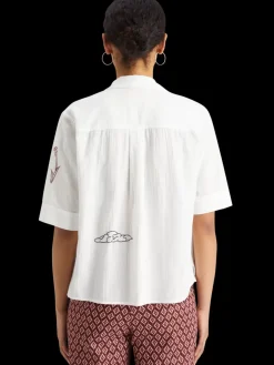 Ss shirt with embroidery-Scotch & Soda Outlet