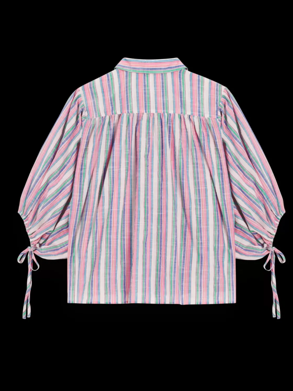 STRIPED BALLOON SLEEVE SHIRT-Scotch & Soda Discount